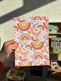 Bold Rainbow Pattern Print