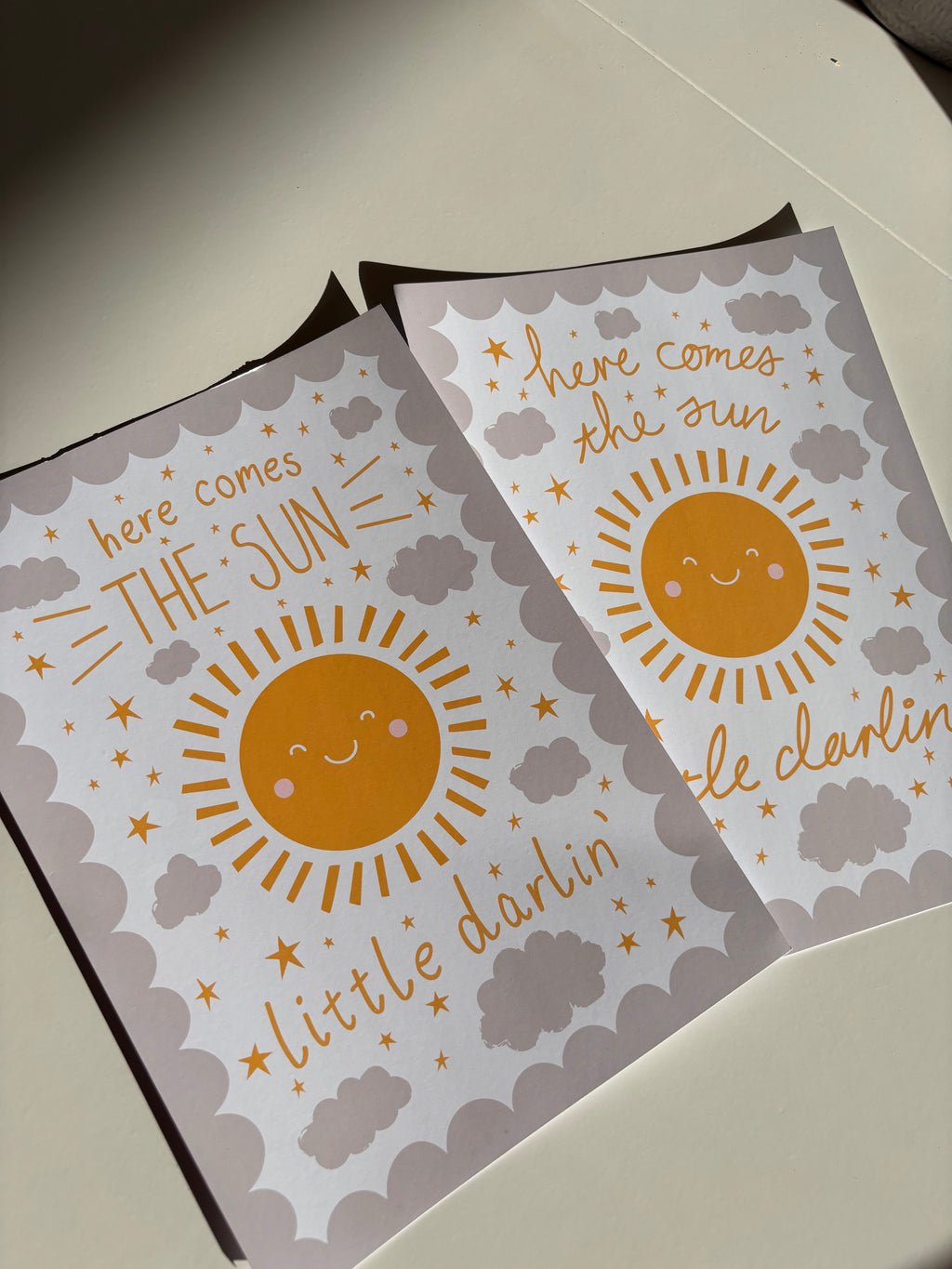 Here Comes The Sun Print