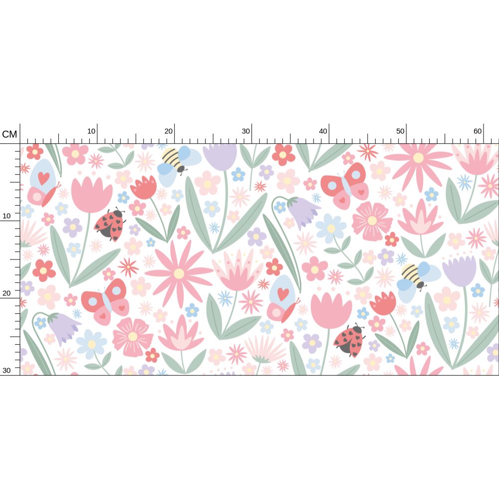 Sweet Blooms Floral Wallpaper