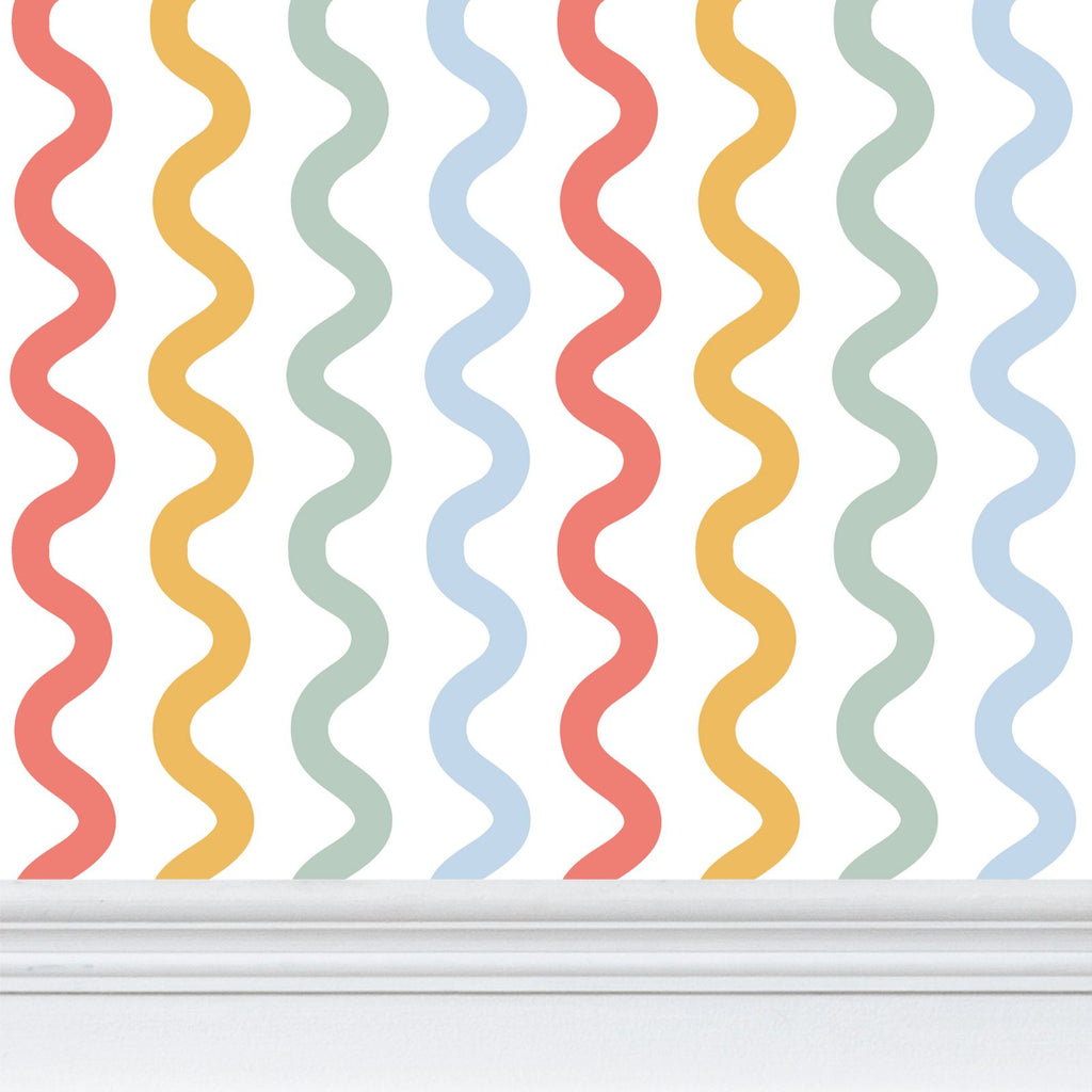 Wiggle Pattern Wallpaper