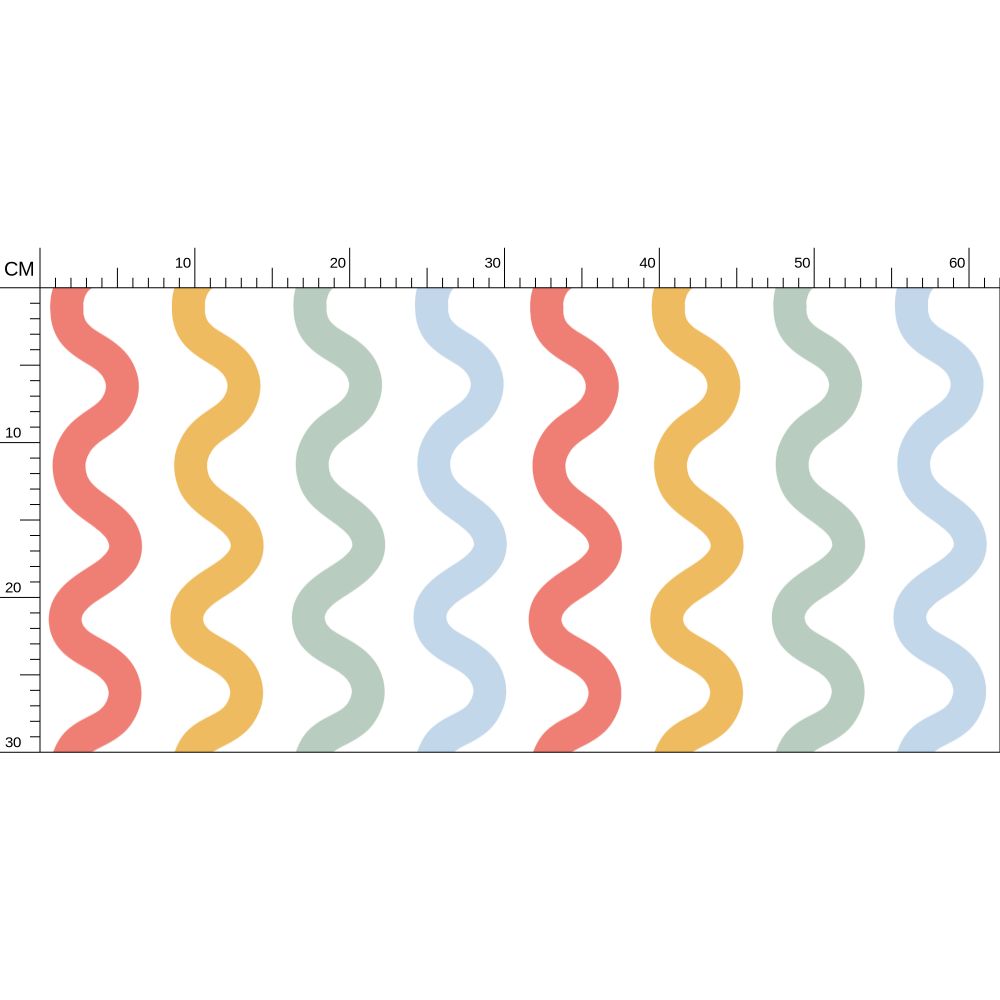 Wiggle Pattern Wallpaper