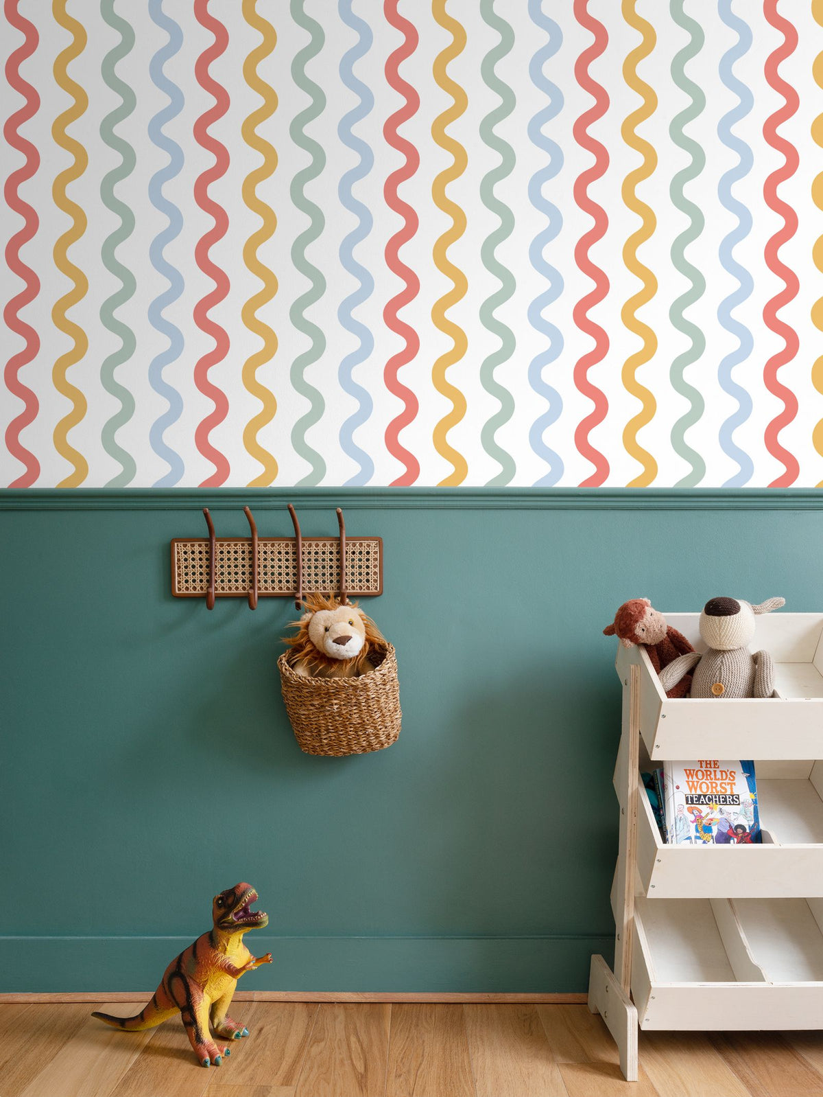 Wiggle Pattern Wallpaper