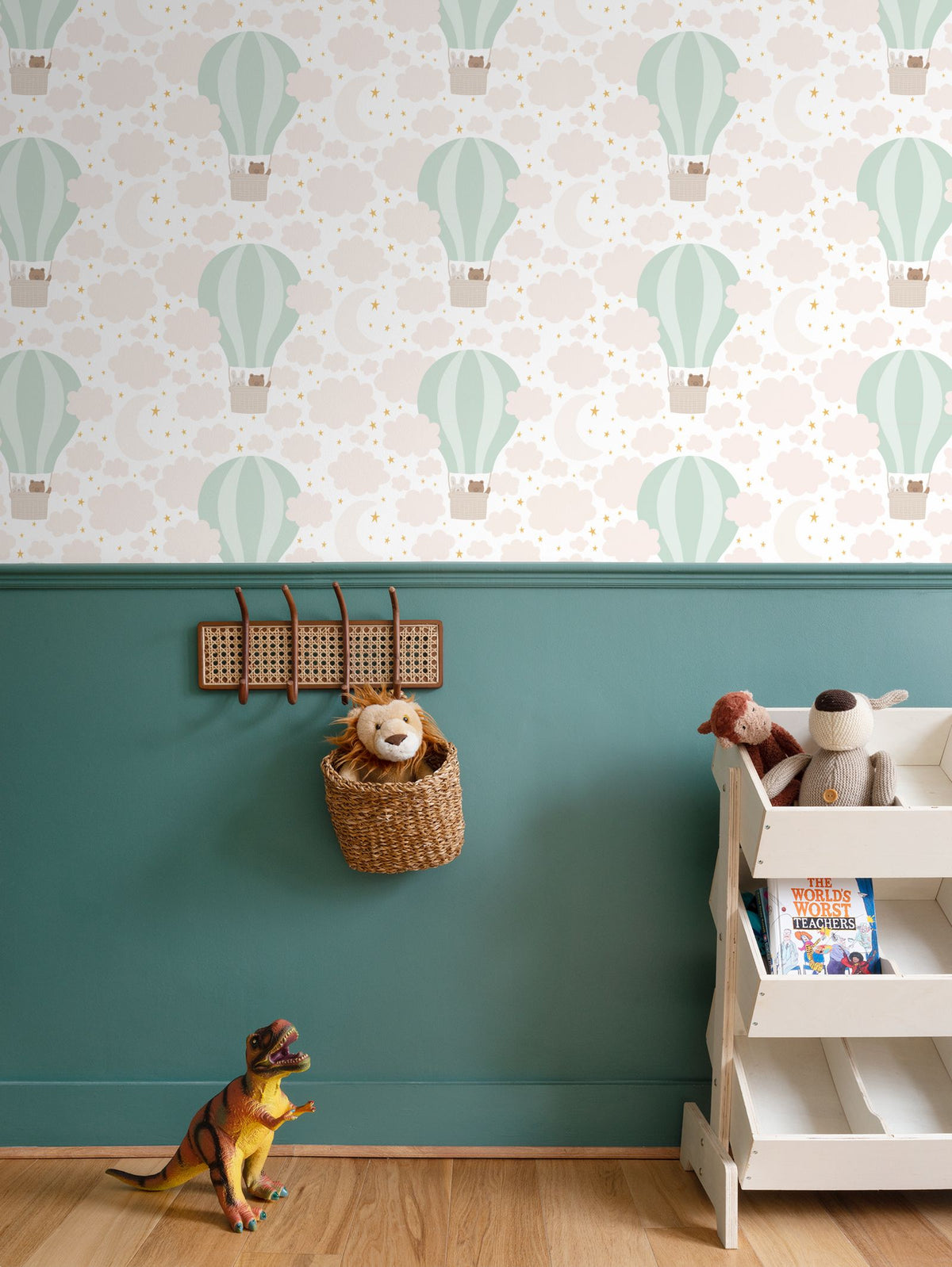 Hot Air Balloon Pattern Wallpaper