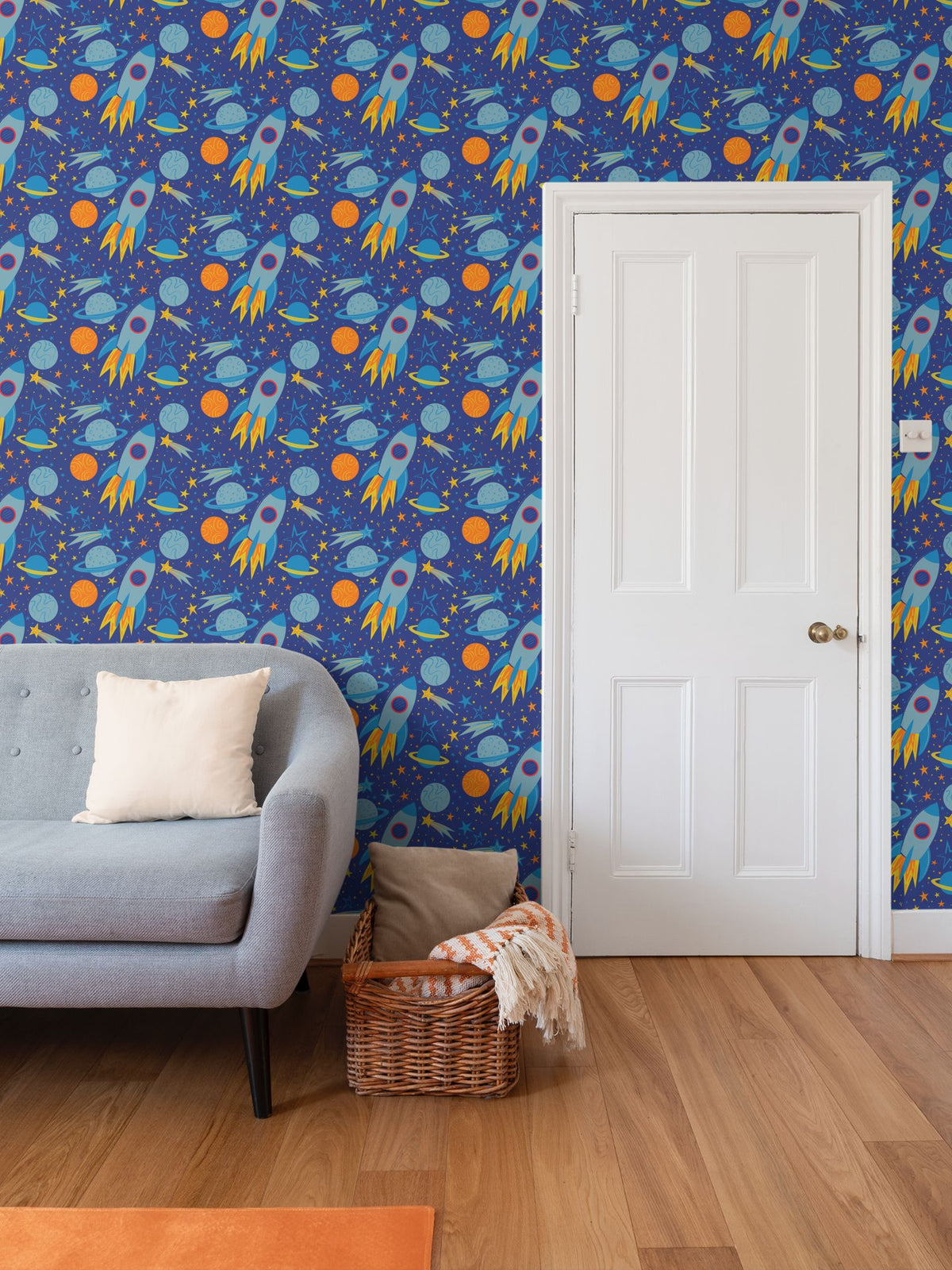 Outer Space Pattern Wallpaper