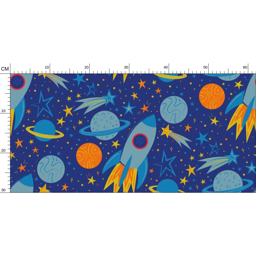 Outer Space Pattern Wallpaper