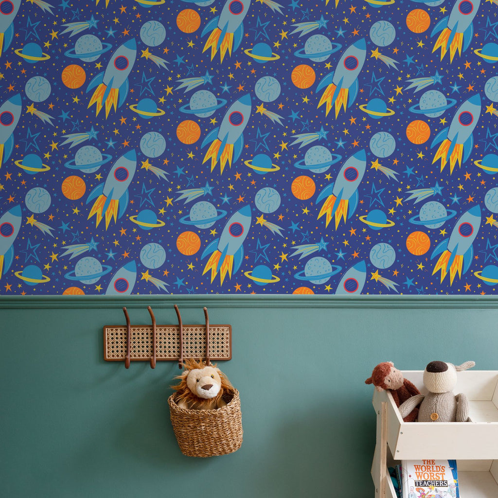 Outer Space Pattern Wallpaper