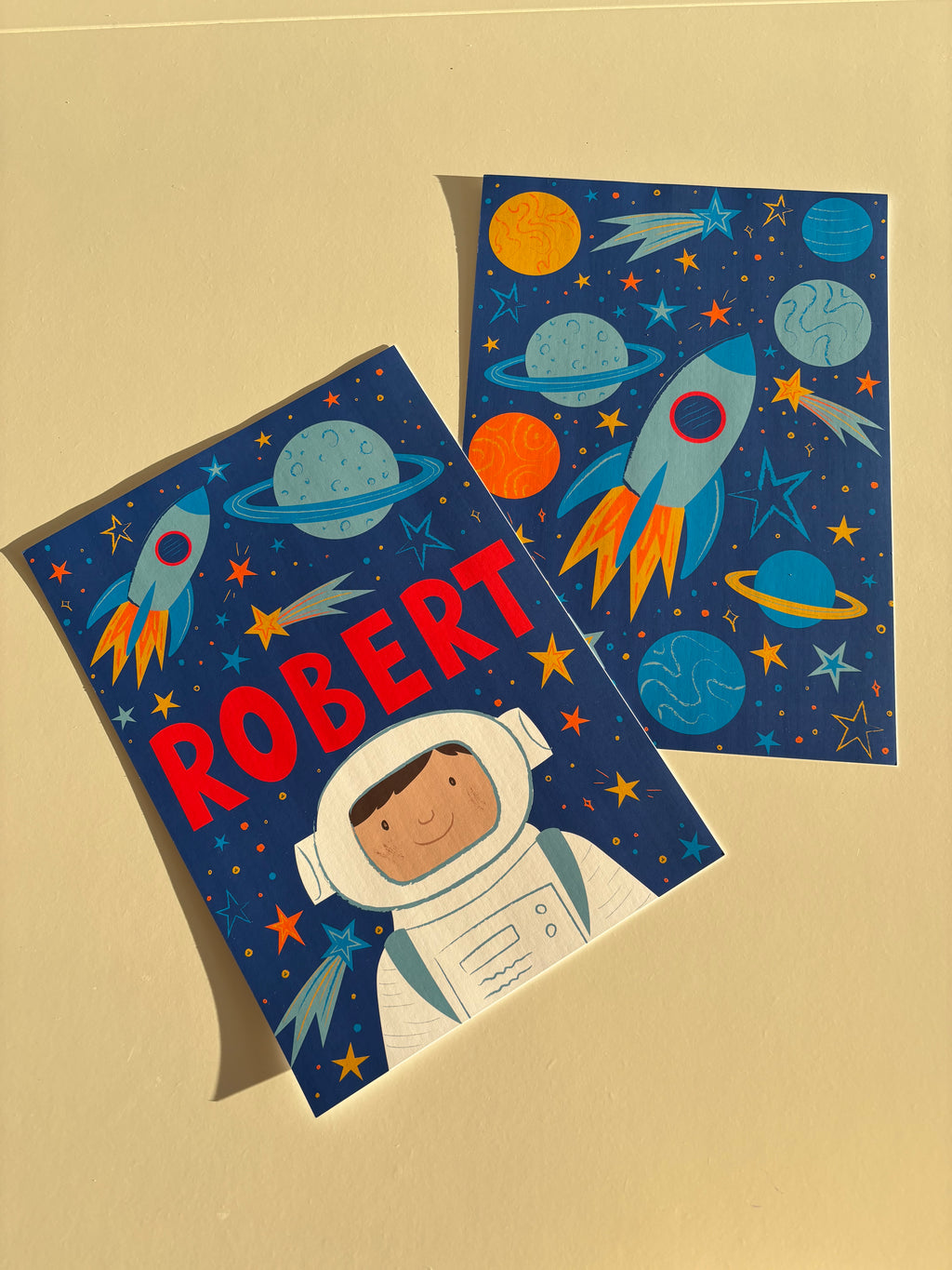Rocket Ship Print | Space Themed Kids Wall Art
