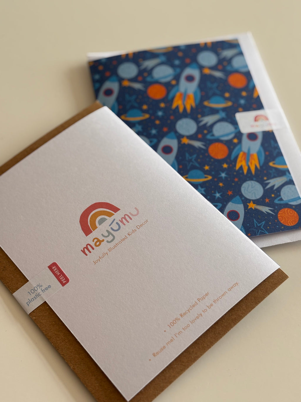 Space Pattern A6 Card