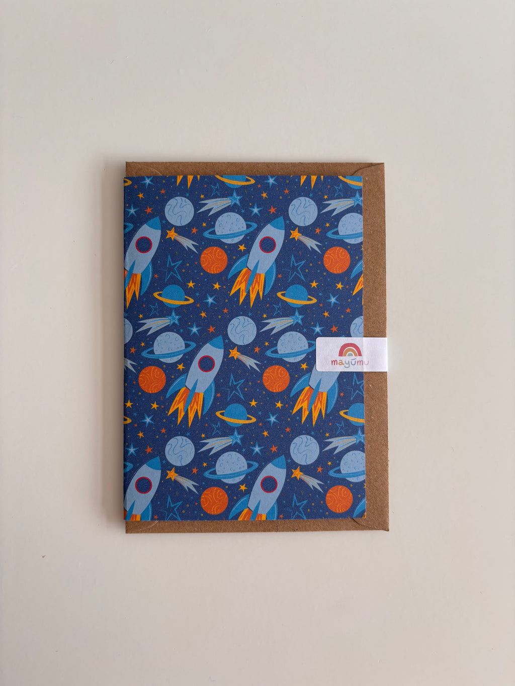 Space Pattern A6 Card