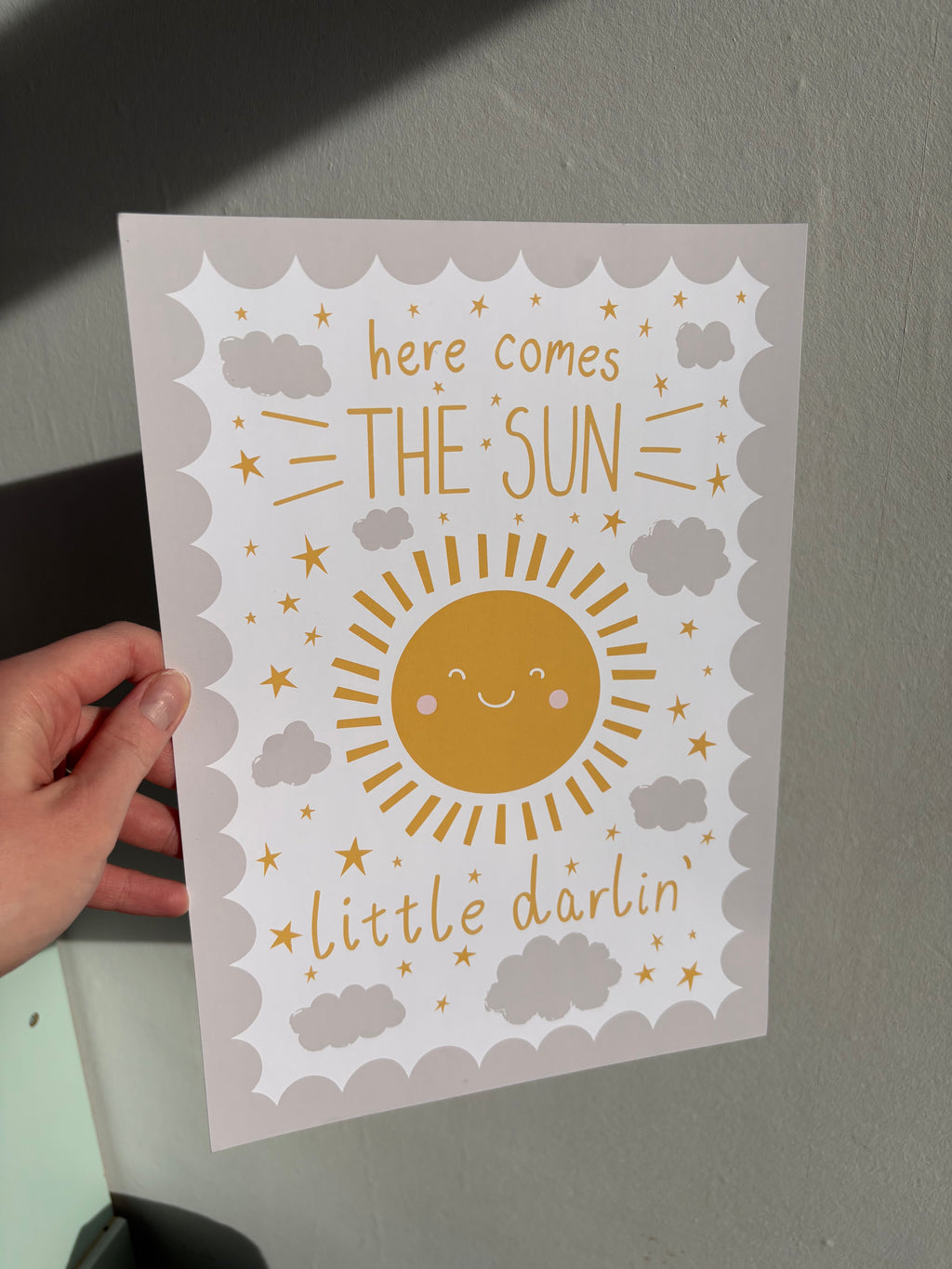 Here Comes The Sun Print