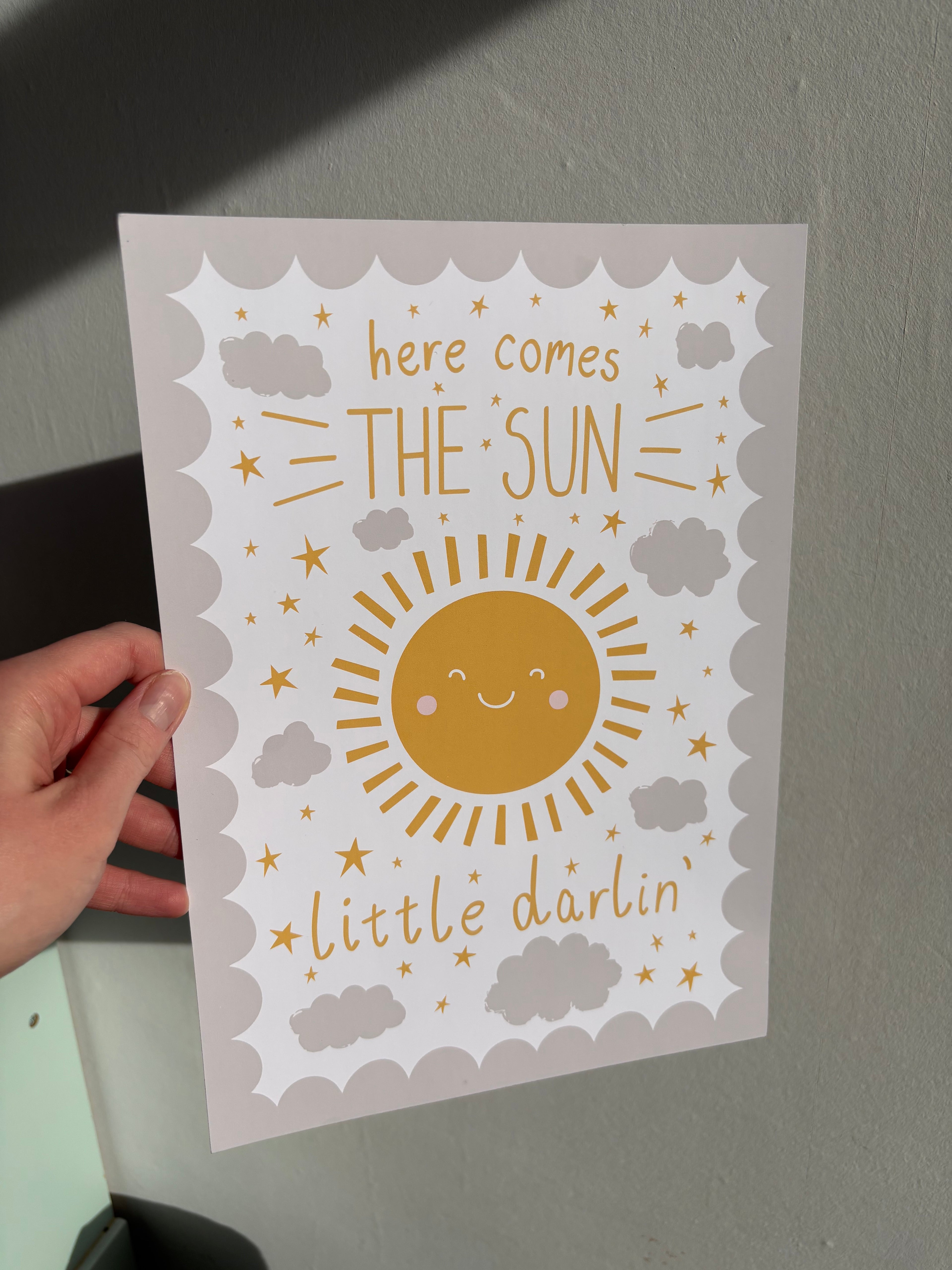 Here Comes The Sun Print