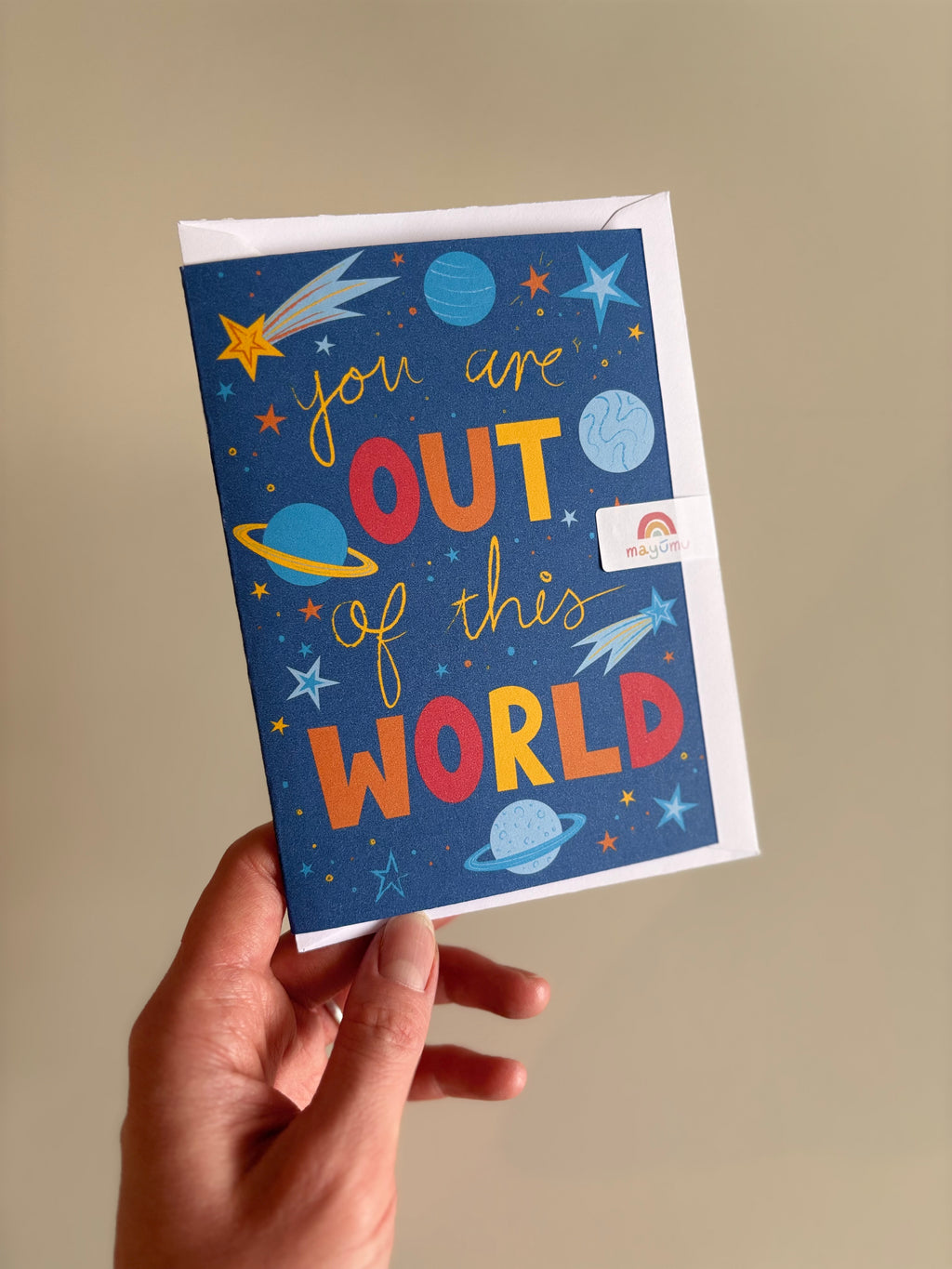 Out Of This World A6 Greetings Card