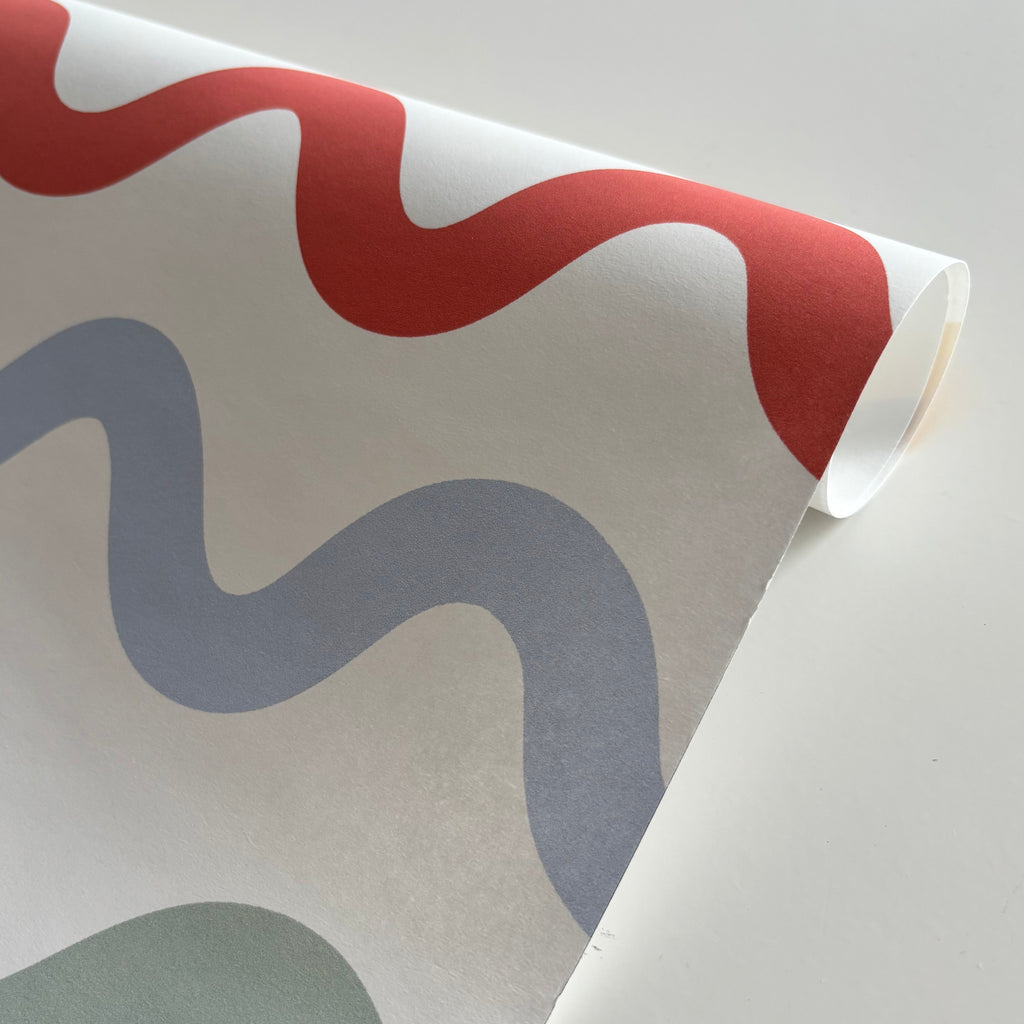 Wiggle Pattern Wallpaper