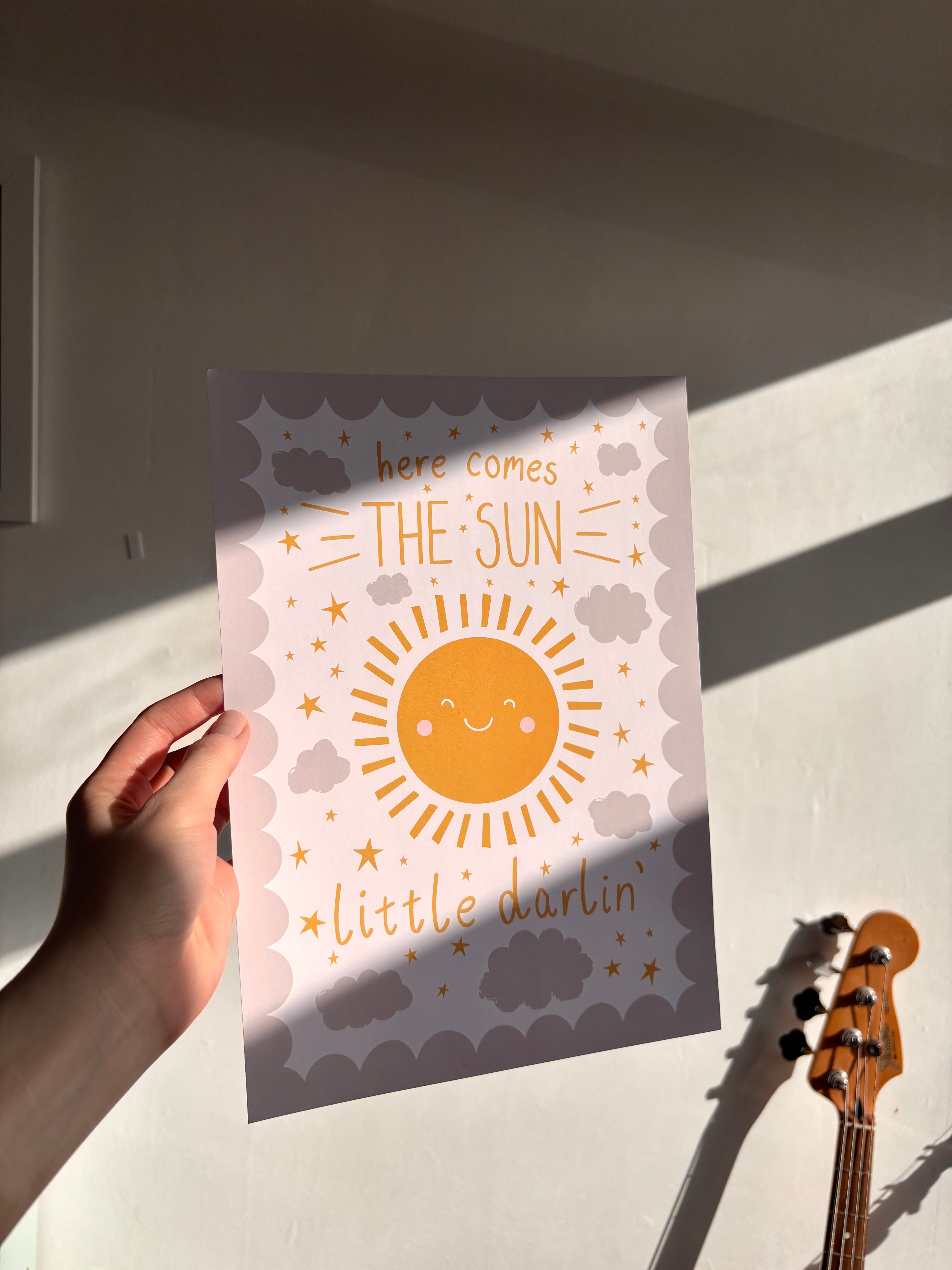 Here Comes The Sun Print