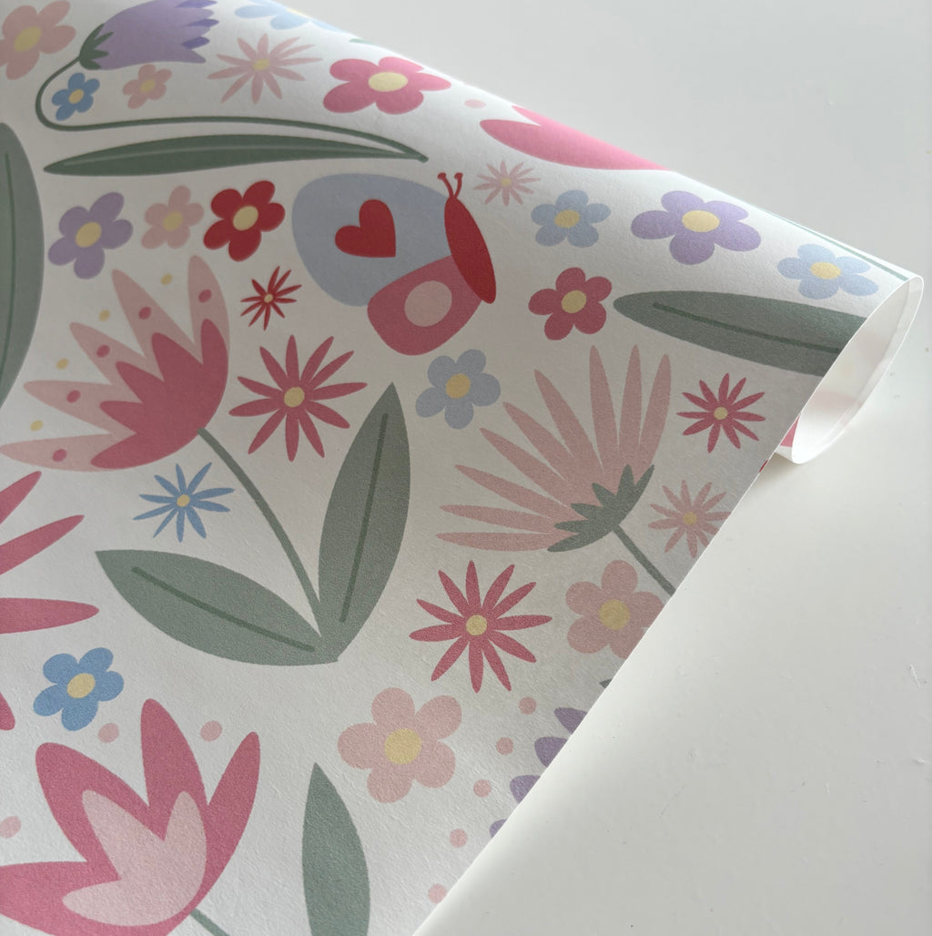 Sweet Blooms Floral Wallpaper