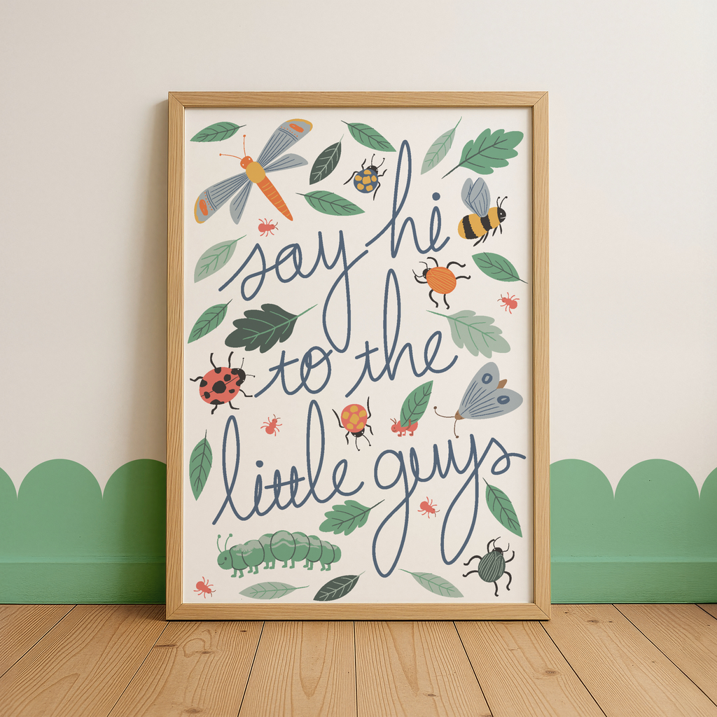 Bug Print | Say Hi To The Little Guys