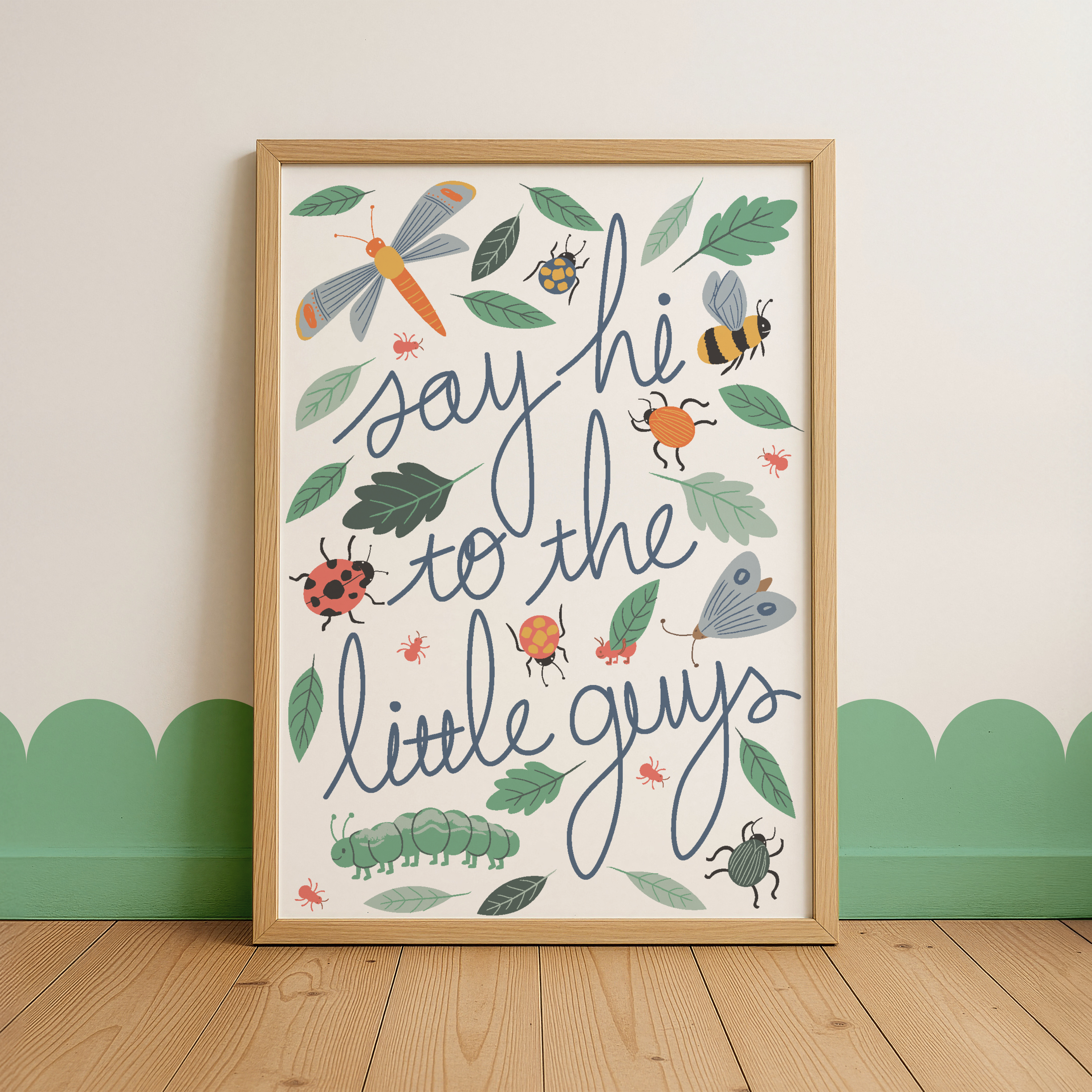 Bug Print | Say Hi To The Little Guys
