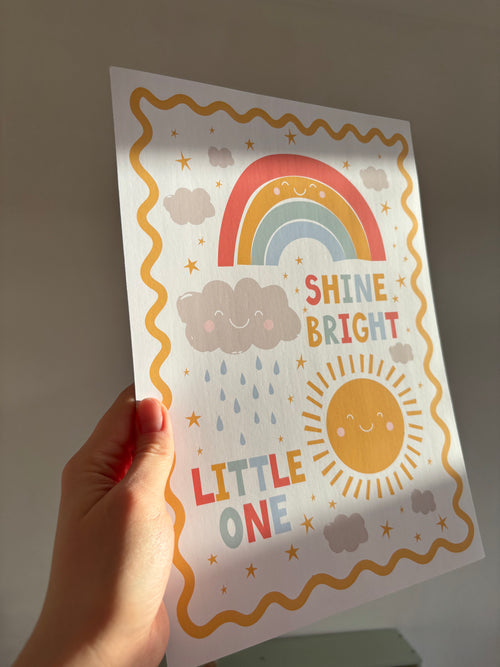 Shine Bright Little One Print