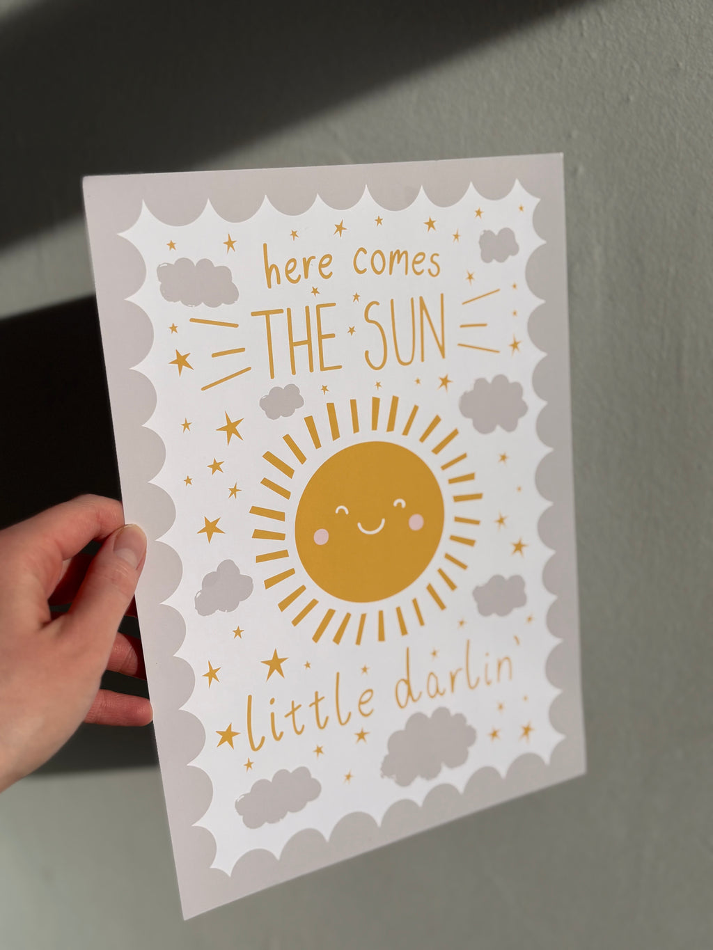 Here Comes The Sun Print