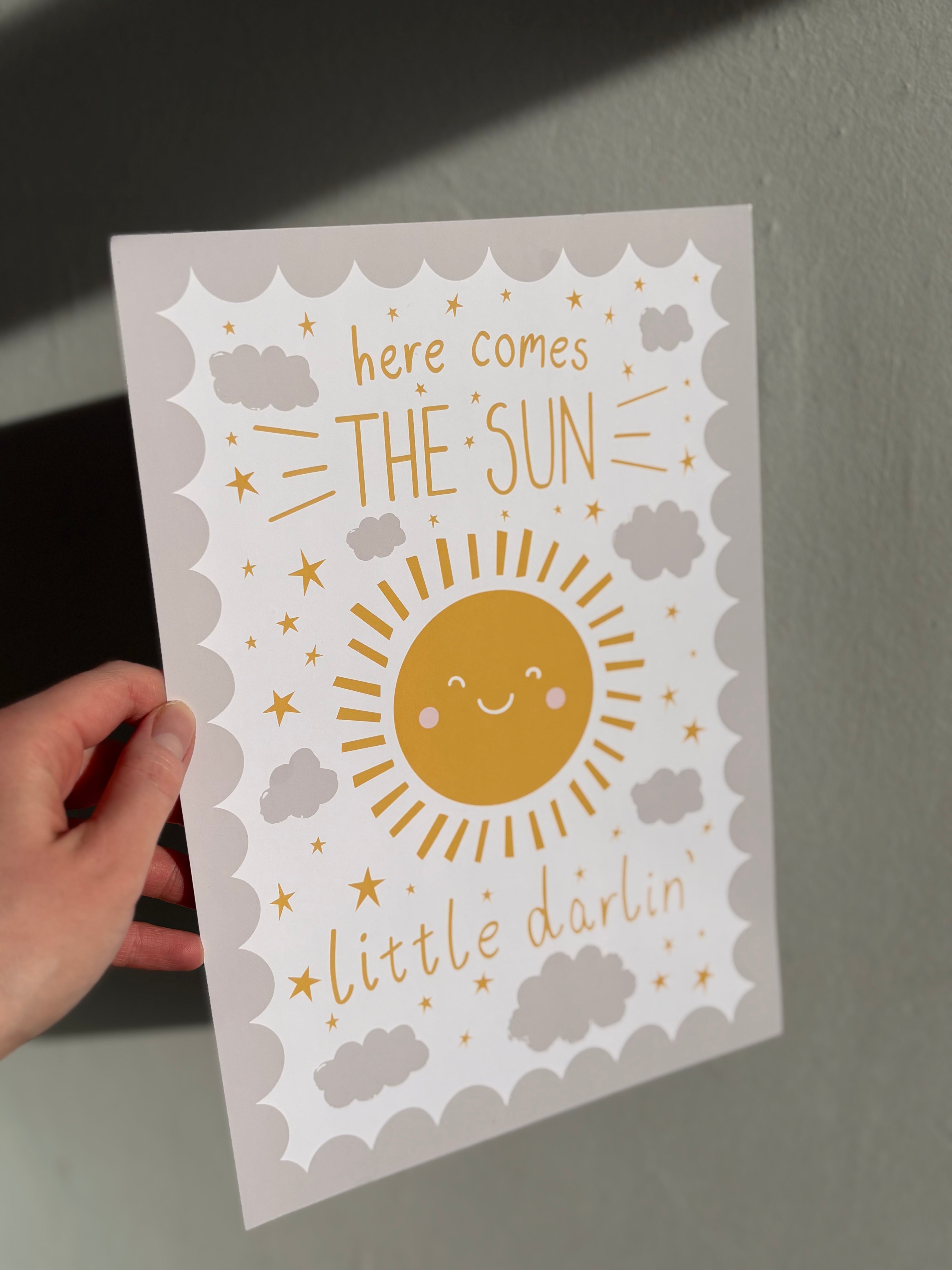 Here Comes The Sun Print