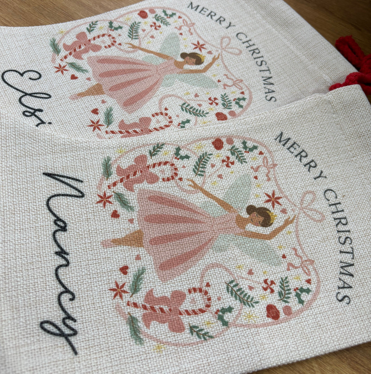 Personalised Sugarplum Fairy Stocking