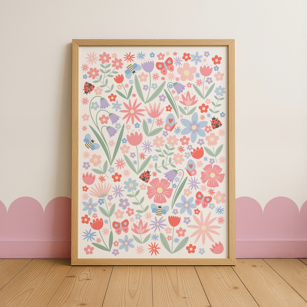 Spring Flower Meadow Print