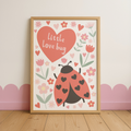 Little Love Bug Ladybird Floral Print