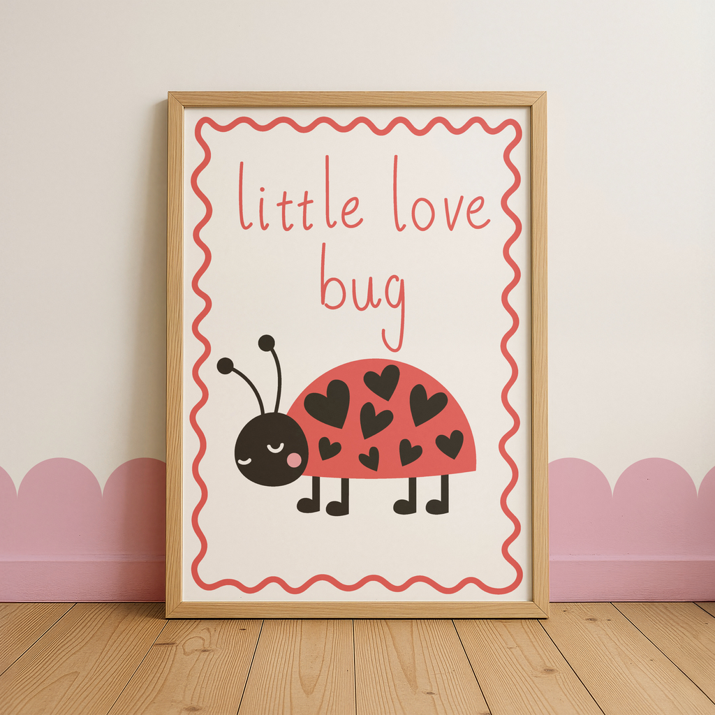 Little Love Bug Ladybird Print