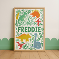 Personalised Dinosaur Print