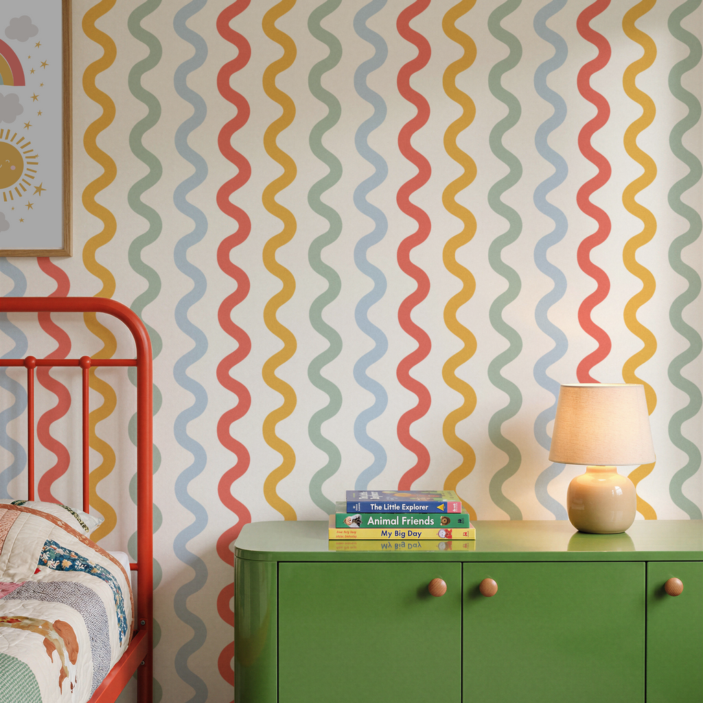 Wiggle Pattern Wallpaper