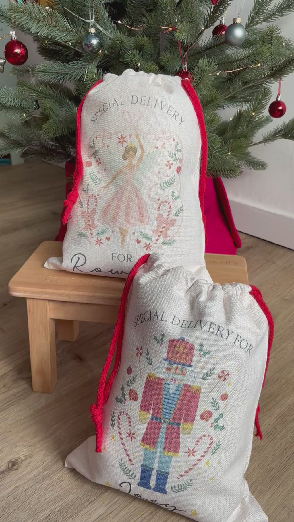 Personalised Nutcracker Gift Sack