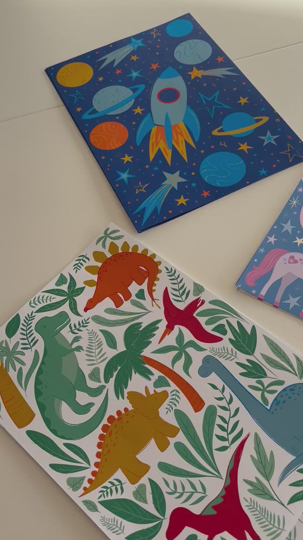 Tropical Dinosaur Art Print | Dinosaur Themed Wall Art