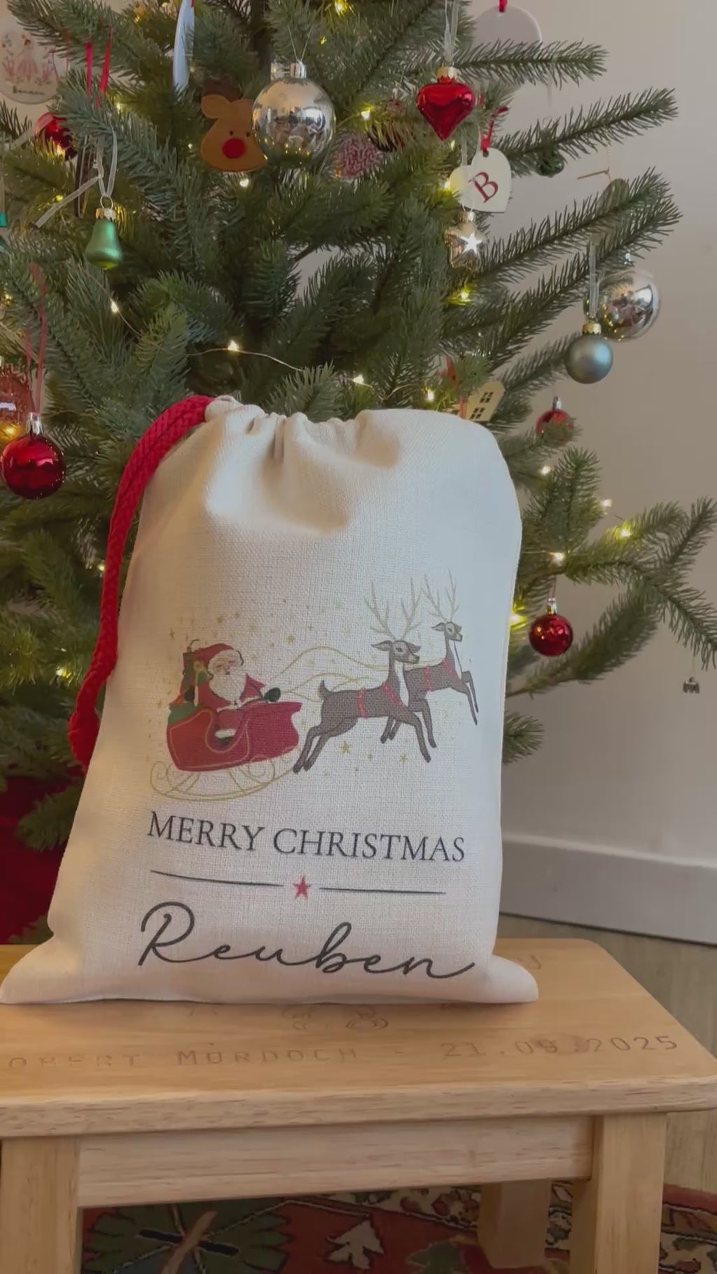 Personalised Santa Gift Sack