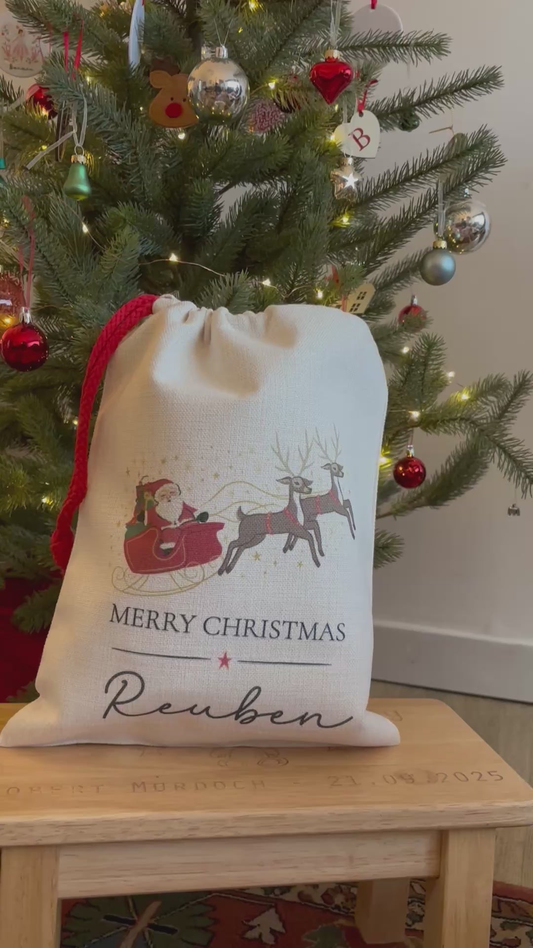 Personalised Santa Gift Sack